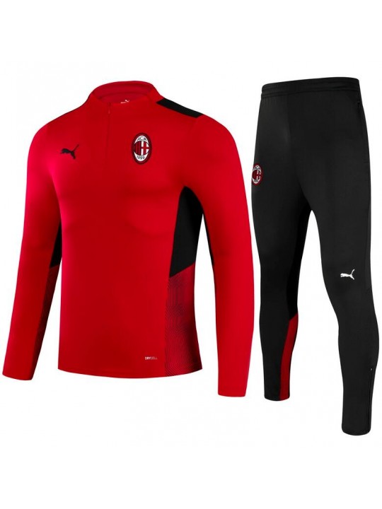 Chandal A.C. Milan 2021/2022 rojo niño