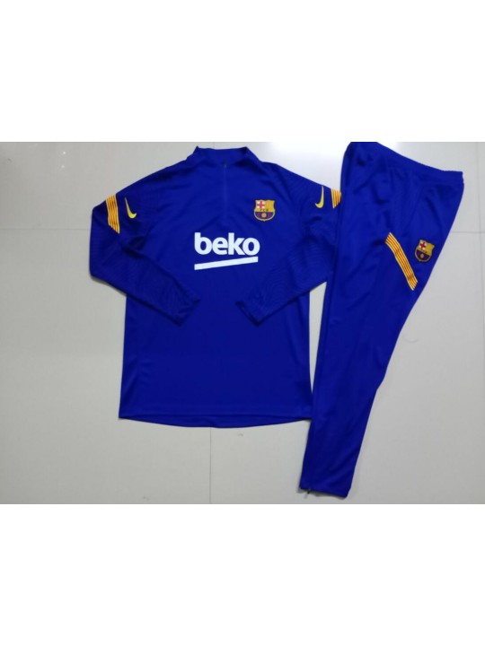 Chandal Barcelona 2021/2022 azul niño