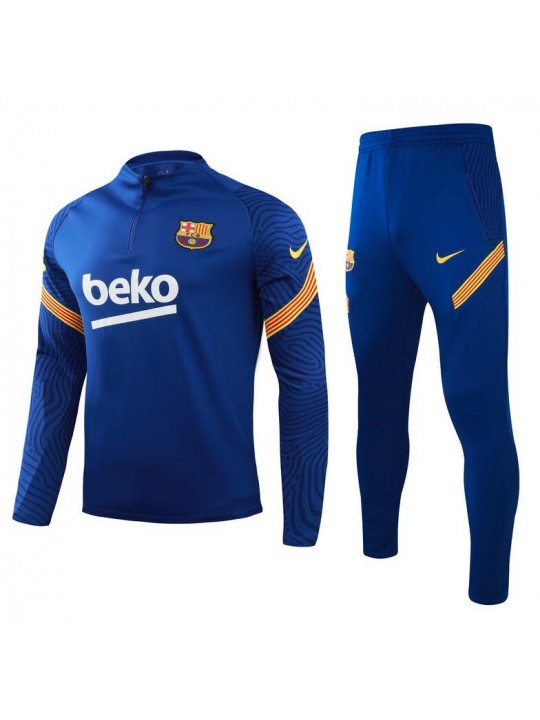 Chandal Barcelona 2021/2022 azul niño