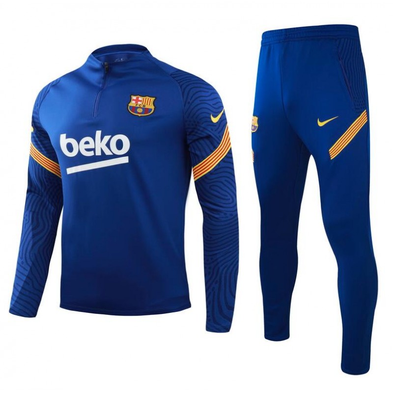 Chandal Barcelona 2021/2022 azul niño