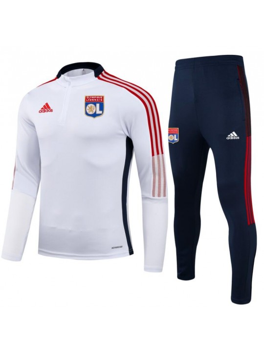 Chandal Olympique Lyonnais 2021/2022 blanco