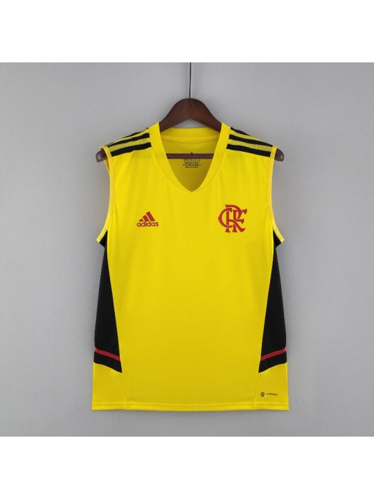 Camiseta Flamengo Vest Training Suit Yellow 22/23