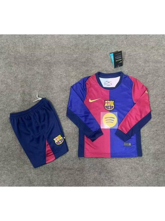 Camiseta Barcelona Fc Primera Equipación 24/25 ML Niño