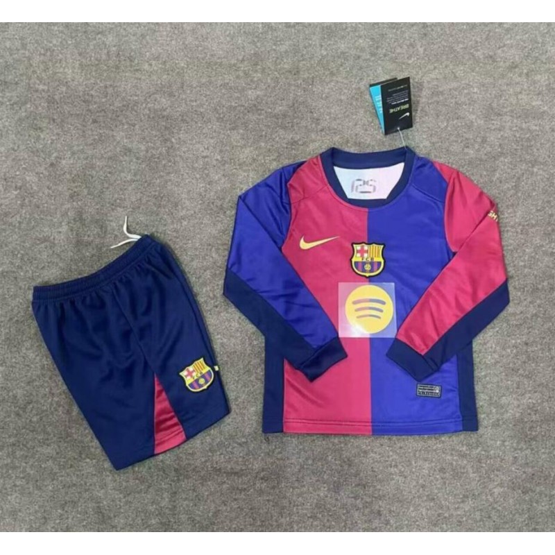 Camiseta Barcelona Fc Primera Equipación 24/25 ML Niño