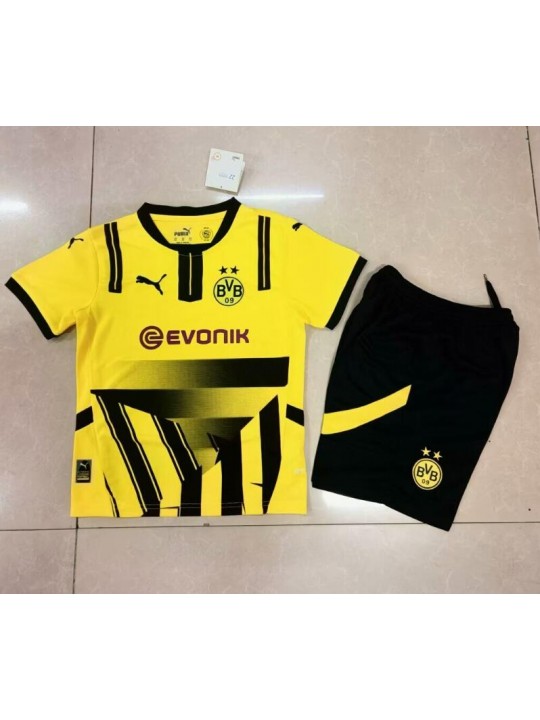 Camiseta Borussia Dortmund Amarillo 24/25 Niño