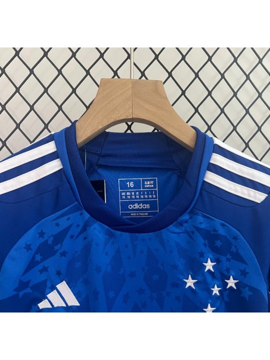 Camiseta Cruzeiro 1ª Equipación 24/25 Niño