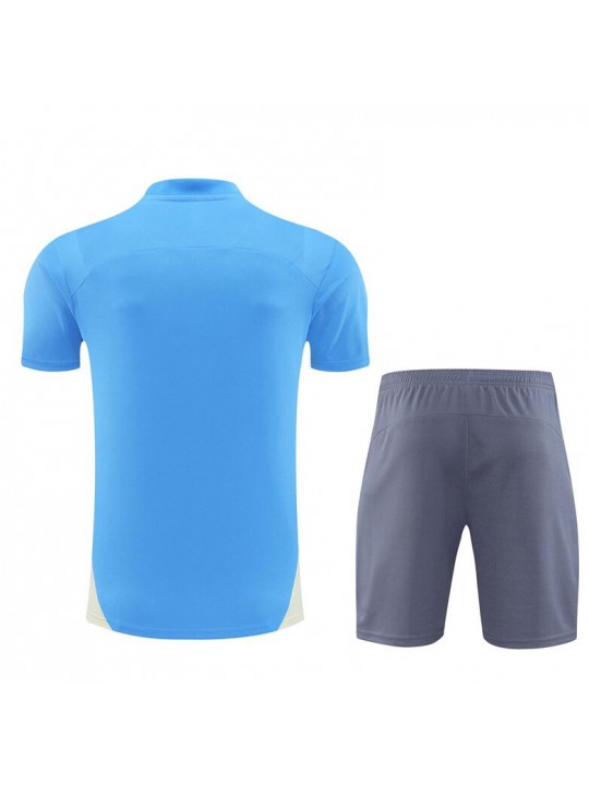 Camiseta Manchester City (Hombre/Niño) Pre-Match 24/25 + Pantalones