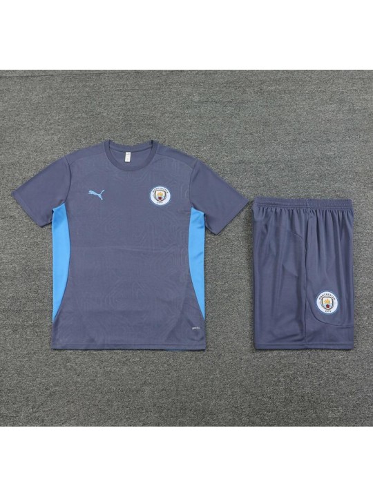 Camiseta Manchester City (Hombre/Niño) Pre-Match 2024/25 + Pantalones