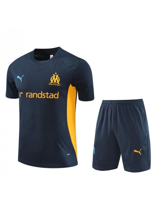 Camiseta Olympique de Marseille (Hombre/Niño) Pre-Match 24/25 + Pantalones