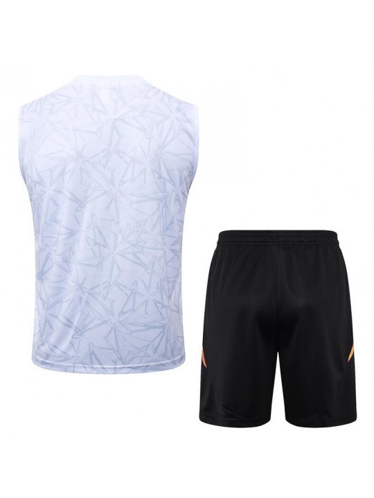 Camiseta Sin Mangas Real Madrid CF Pre-Match 2024 + Pantalones