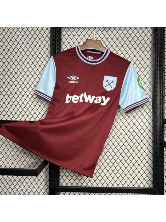 Camiseta West Ham United 1ª Equipación 24/25