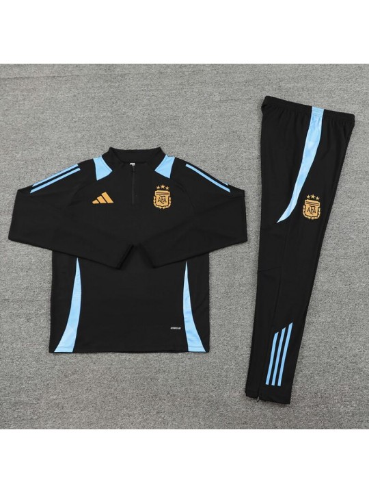 Chandal Entrenamiento Argentina (Hombre/Niño) Negro 24/25 + Pantalones