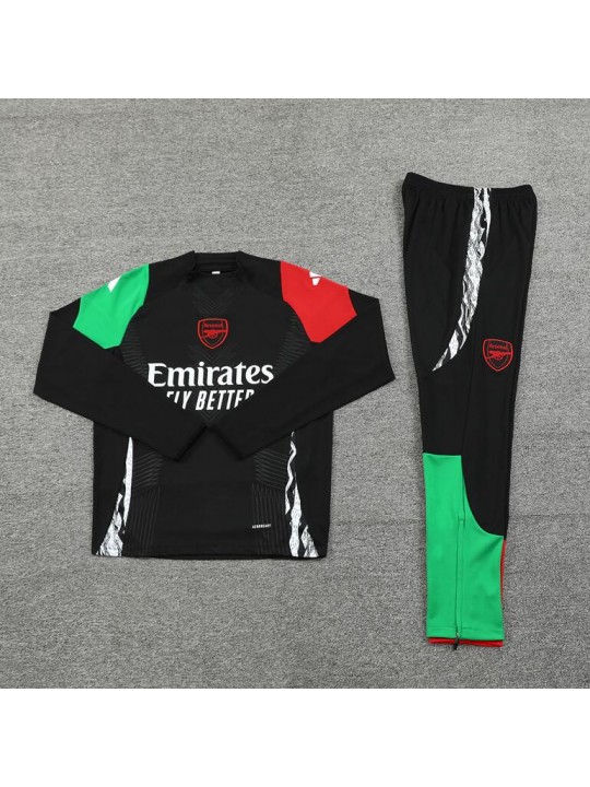 Chandal Entrenamiento Fc Arsenal (Hombre/Niño) Negro 24/25 +Pantalones