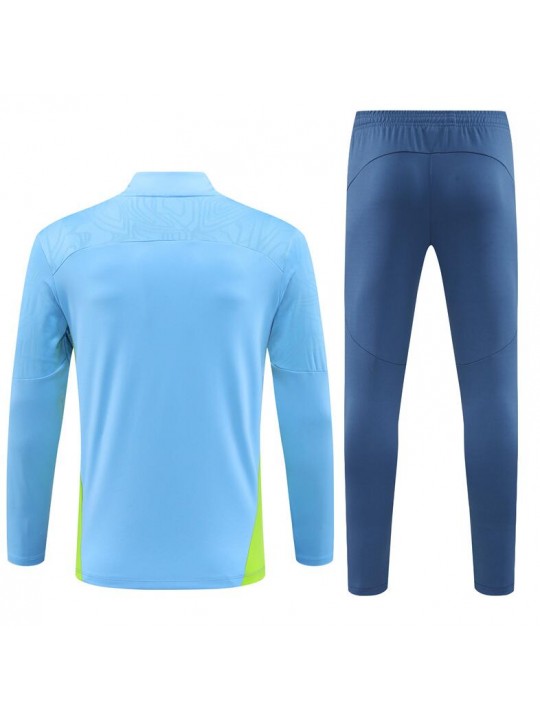 Chandal Entrenamiento Manchester City (Hombre/Niño) Azul 24/25 + Pantalones