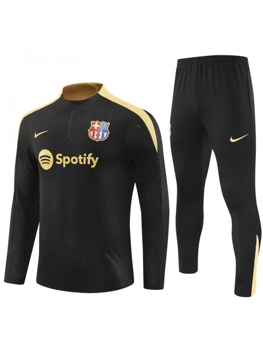 Sudadera Fc Barcelona Training (Hombre/Niño) Negro 24/25 + Pantalones