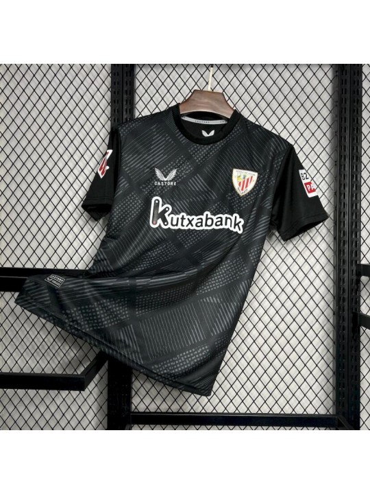 Camiseta Athletic Club Bilbao Portero Negro 24/25