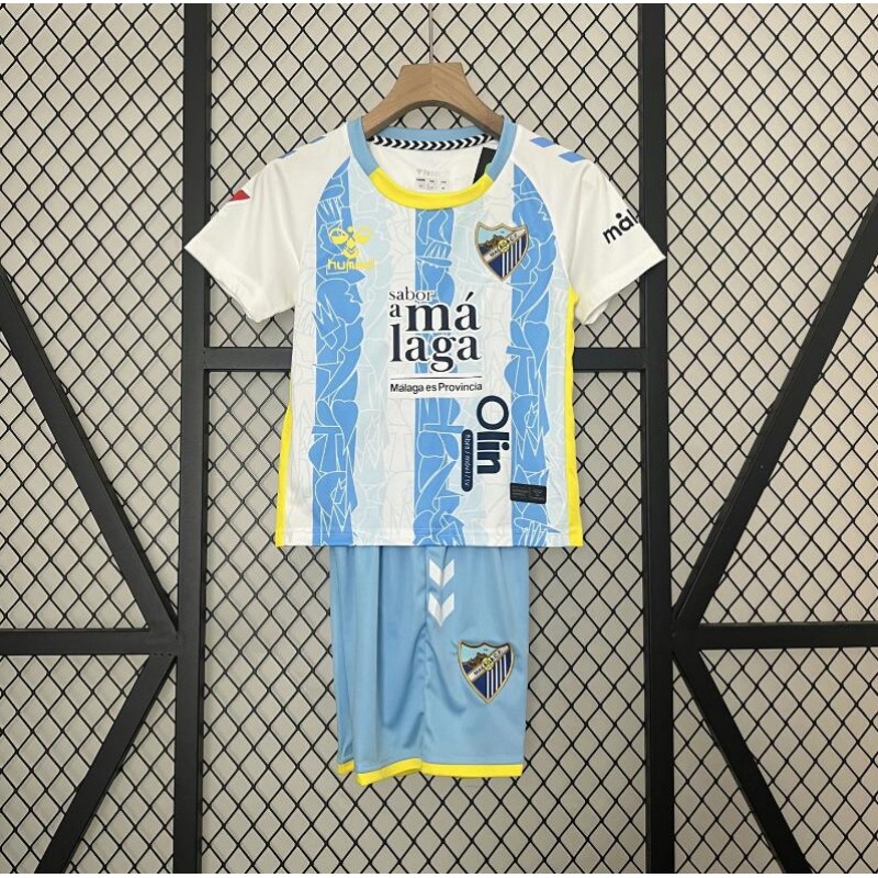 Camiseta Málaga Cf Primera Equipación 24-25 Niño