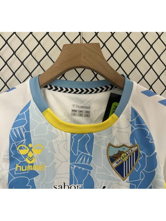 Camiseta Málaga Cf Primera Equipación 24-25 Niño