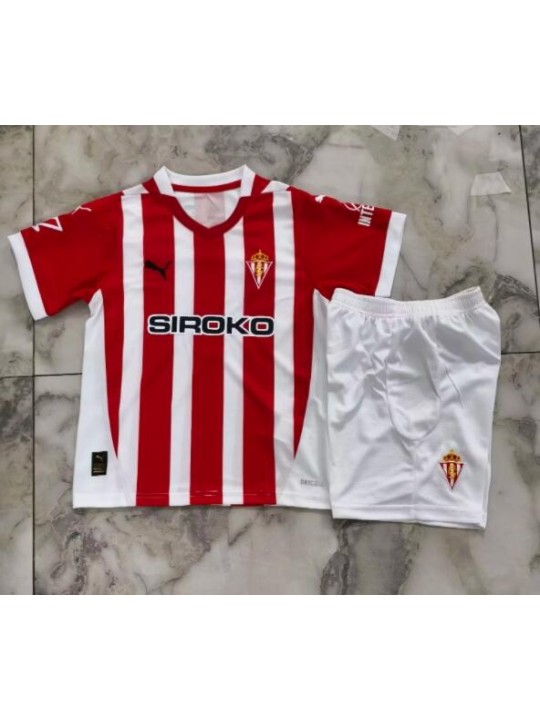 Camiseta Sporting De Gijón Primera Equipación 24/25 Niño