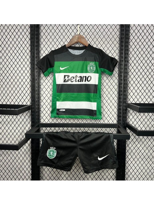 Camiseta Sporting Lisboa 1ª Equipación 24/25 Niño