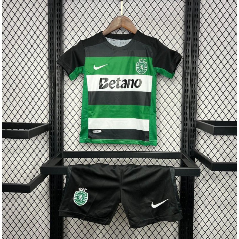 Camiseta Sporting Lisboa 1ª Equipación 24/25 Niño