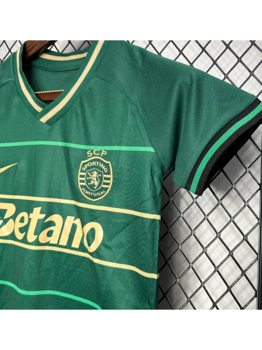 Camiseta Sporting Lisboa 2ª Equipación 24/25 Niño