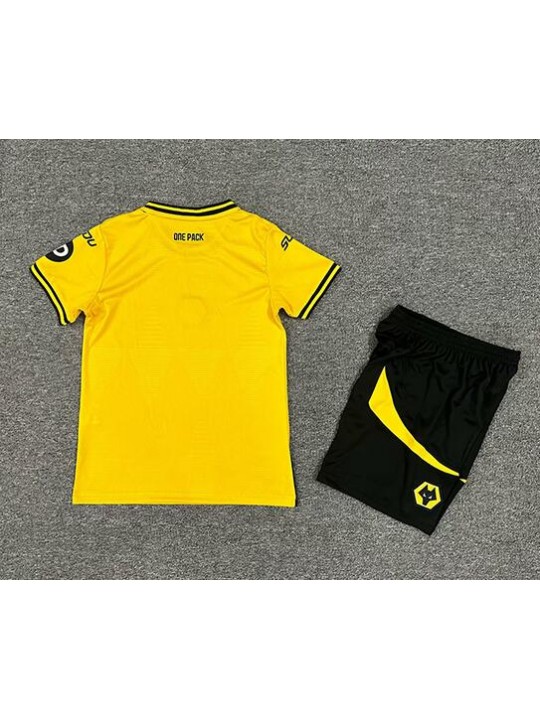 Camiseta Wolves Primera Equipación 24/25 Niño