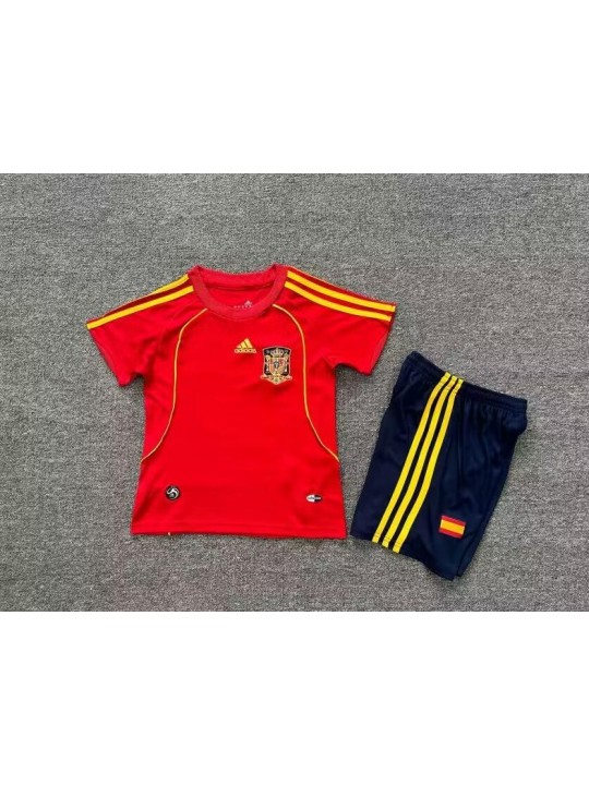 Conjunto Retro España Primera Equipación 2008 Niño