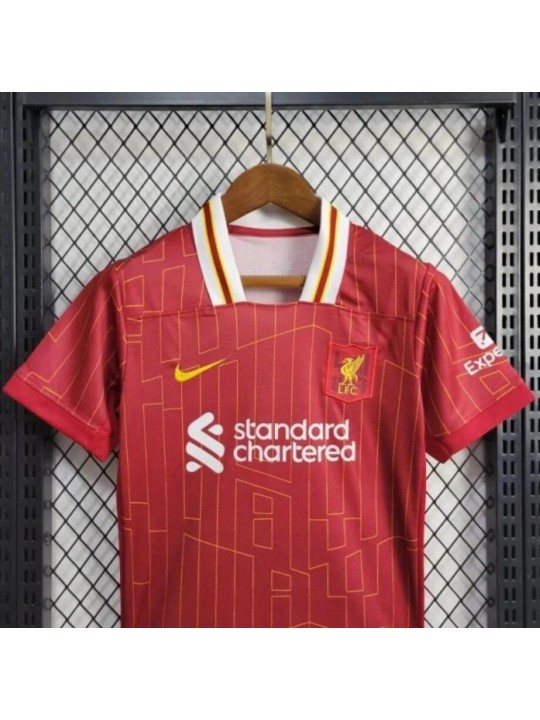 Camiseta Liverpool Fc Primera Equipación 24/25 Niño