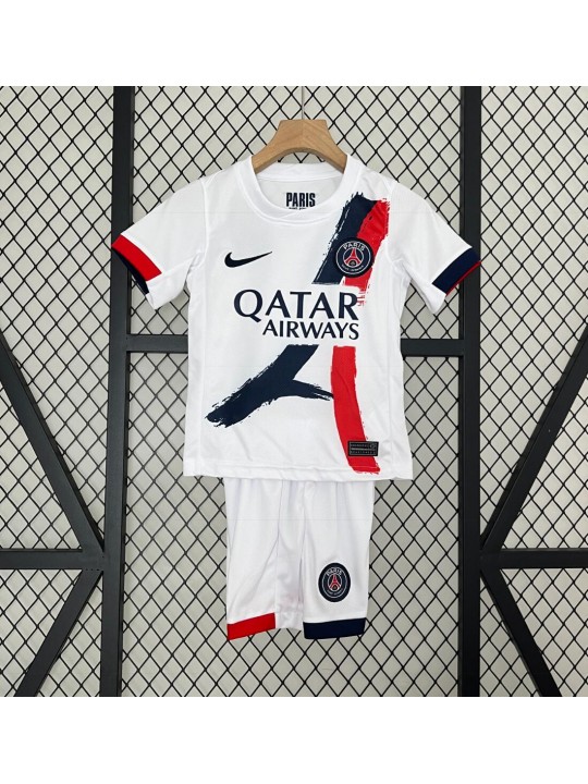 Camiseta París Saint-Germain Segunda Equipación 24/25 Niño