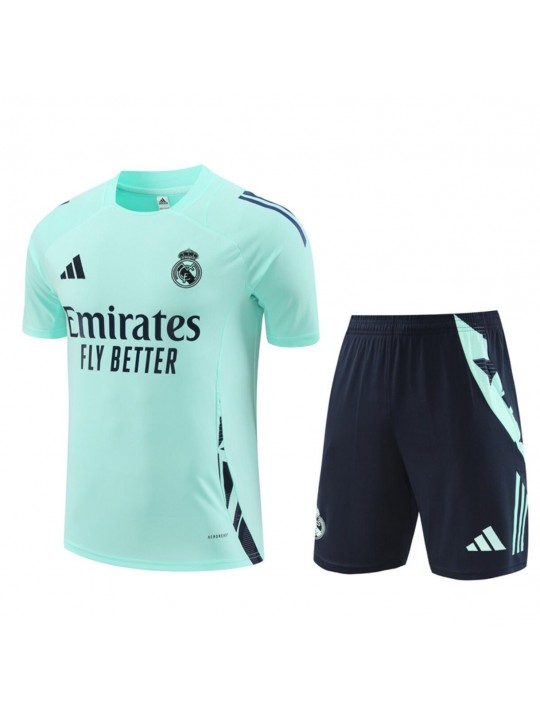 Camiseta Real Madrid Pre-Match 24/25 AZUL (Hombre/Niño) + Pantalones