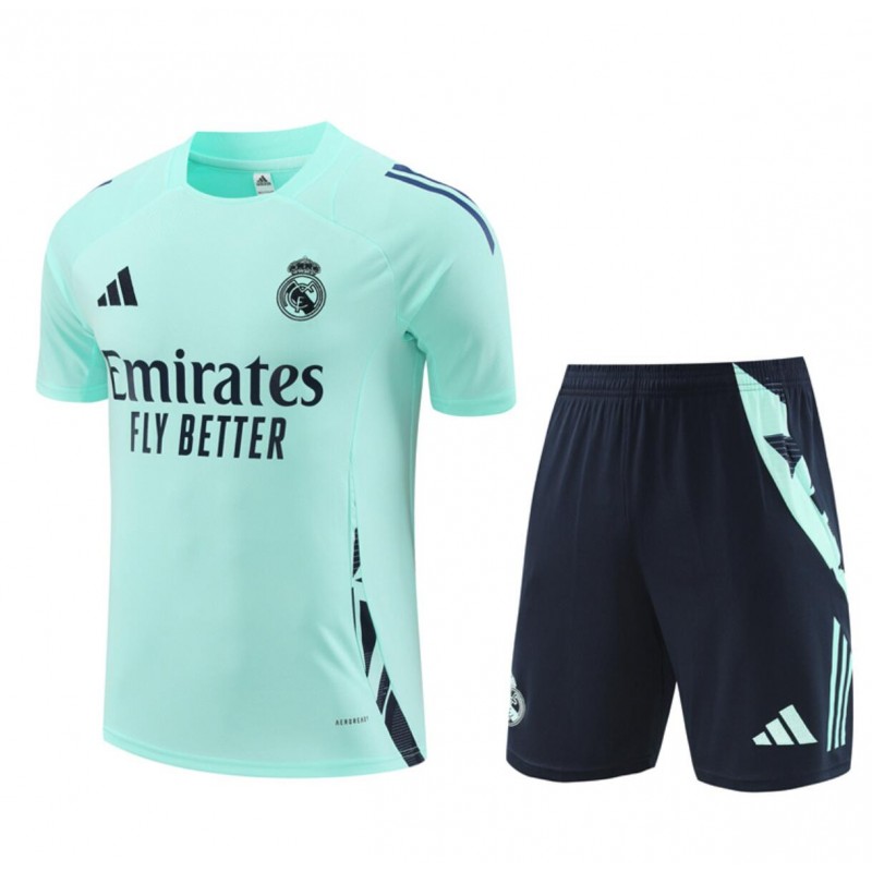 Camiseta Real Madrid Pre-Match 24/25 AZUL (Hombre/Niño) + Pantalones