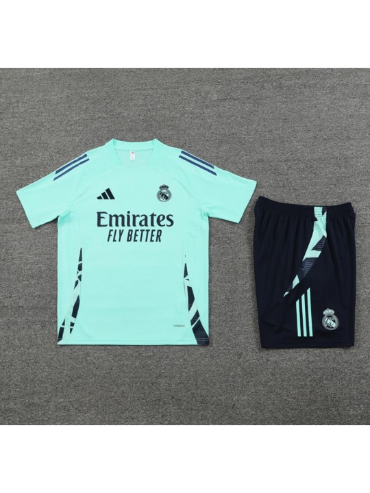 Camiseta Real Madrid Pre-Match 24/25 AZUL (Hombre/Niño) + Pantalones