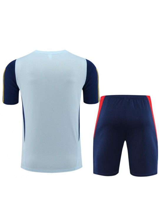 Camisetas España Pre-Match Azul 24/25 (Hombre/Niño) + Pantalones