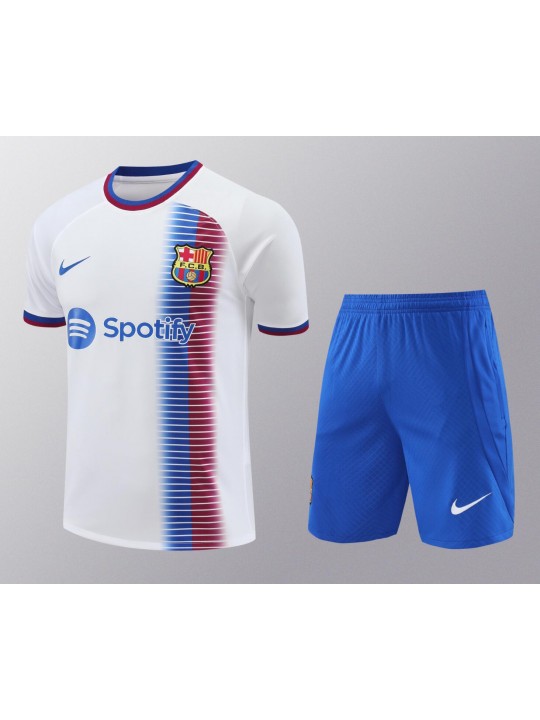 Camiseta Barcelona Fc Pre-Match BLANCO 2024/2025 + Pantalones