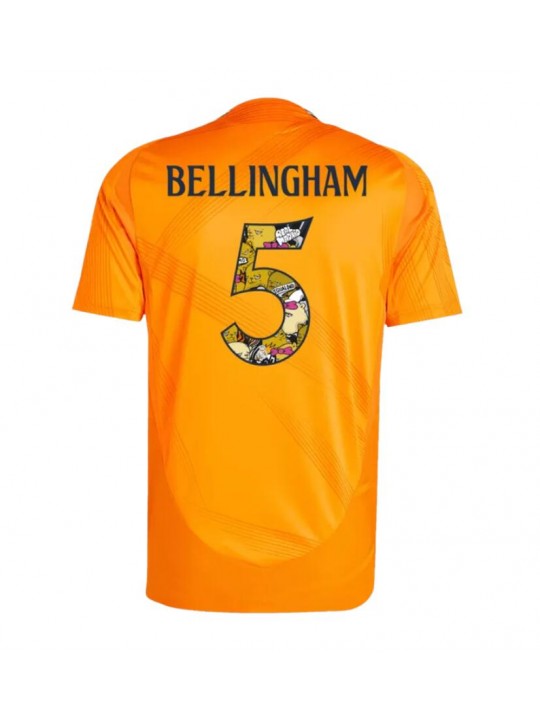 Camiseta Real Madrid 2ª Equipación 24/25 BELLINGHAM #5 Bear Champ Font