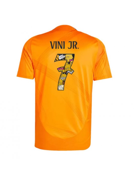 Camiseta Real Madrid 2ª Equipación 24/25 VINI JR. #7 Bear Champ Font