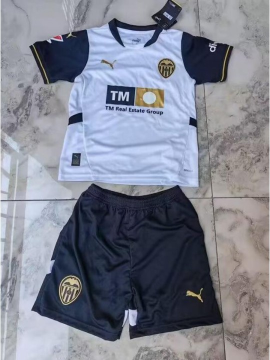 Camiseta Valencia Primera Equipación 24/25 Niño