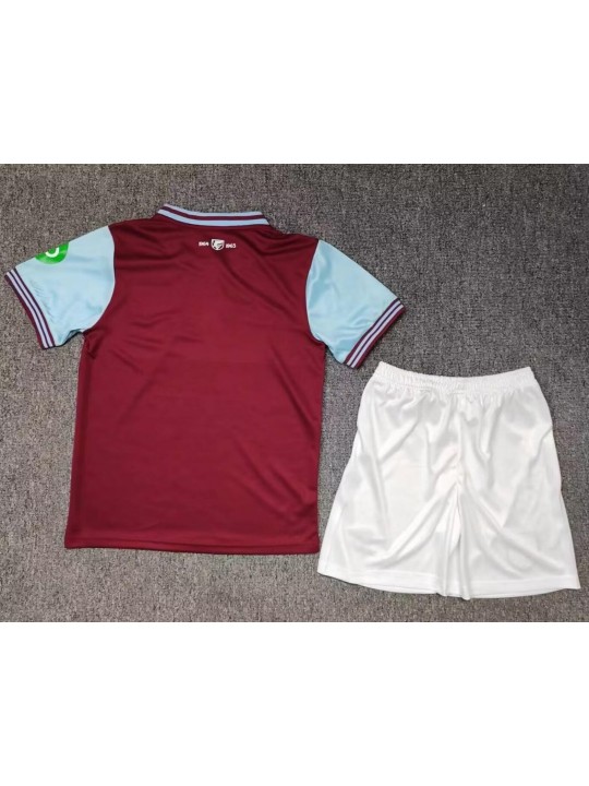 Camiseta West Ham United 1ª Equipación 24/25 Niño