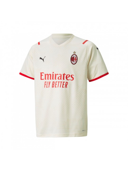 Camiseta Ac Milan Segunda Equipación 2021-2022 Niño