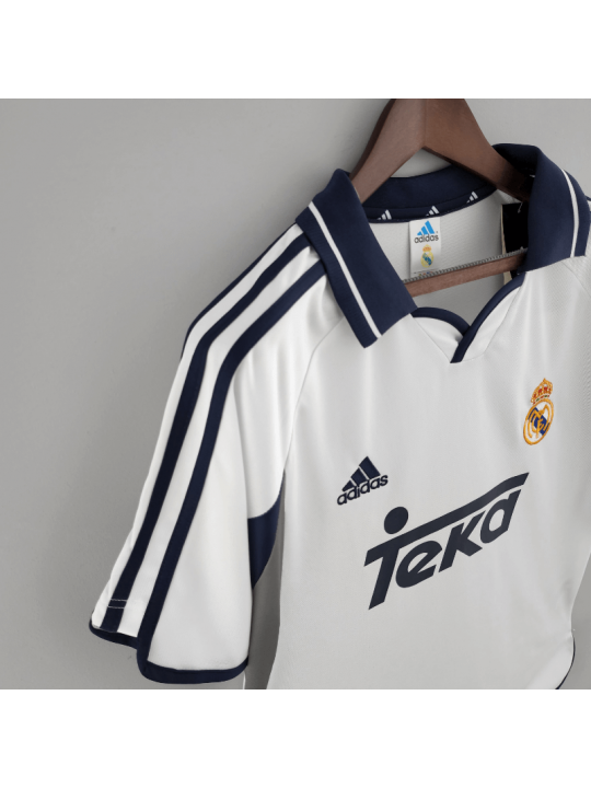 CAMISETA RETRO REAL MADRID PRIMERA EQUIPACIÓN 00/01