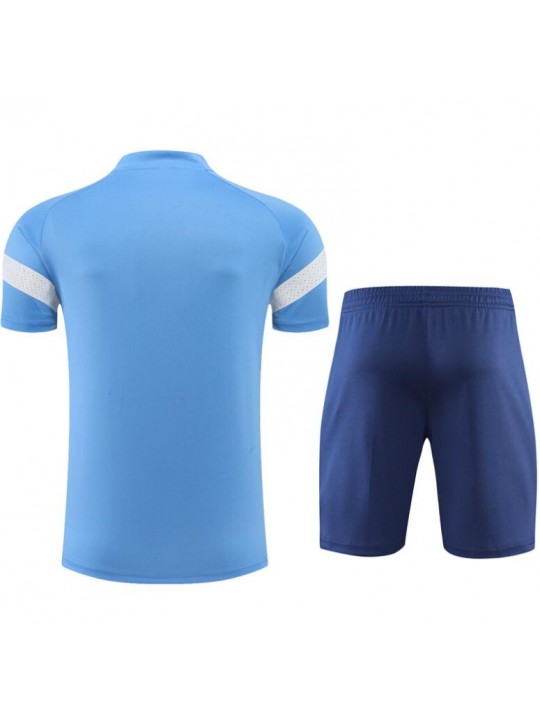 Camiseta Manchester City Pre-Match 22/23 Azul + Pantalones