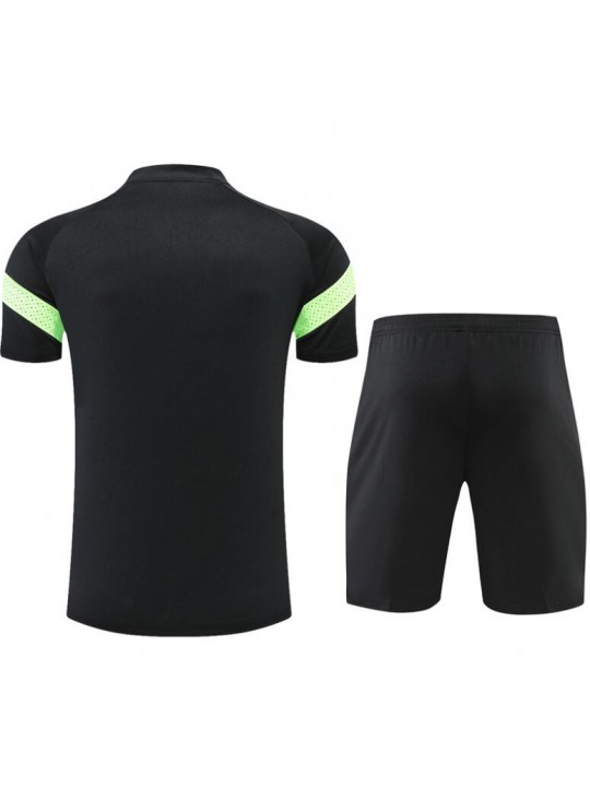 Camiseta Manchester City Pre-Match 22/23 Negro + PANTALONES