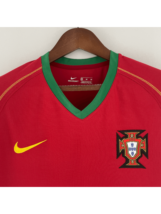 Camiseta Retro Portugal Primera Equipación 2006