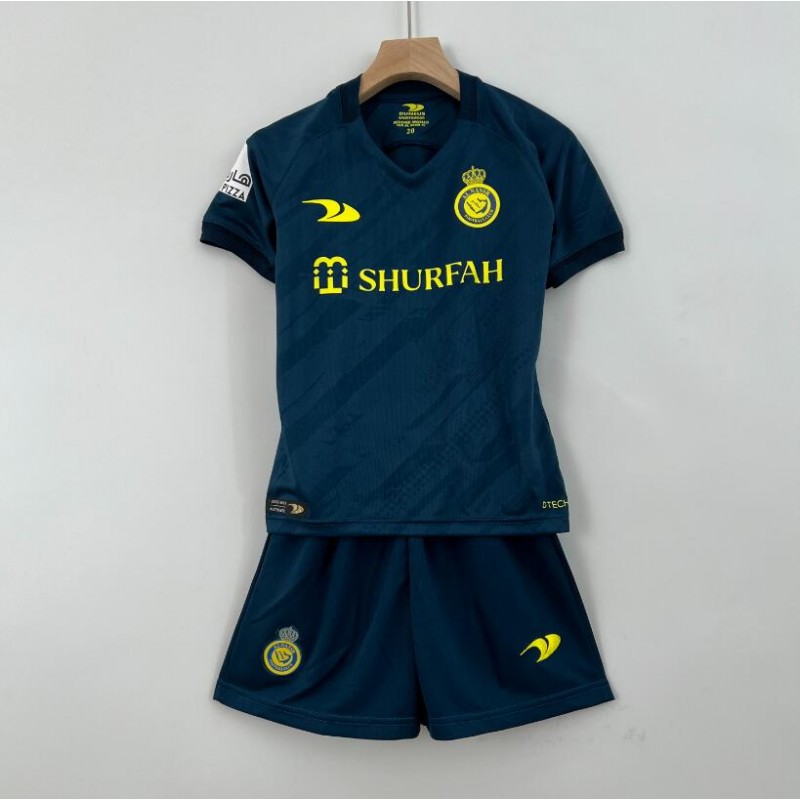 Camiseta Al-Nassr FC Segunda Equipación 23/24 Niño