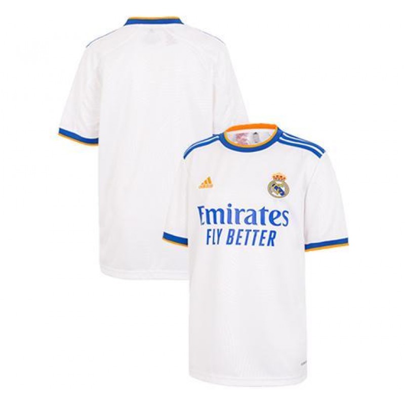 Camiseta Real Madrid Niño Primera Equipación Blanca 21/22