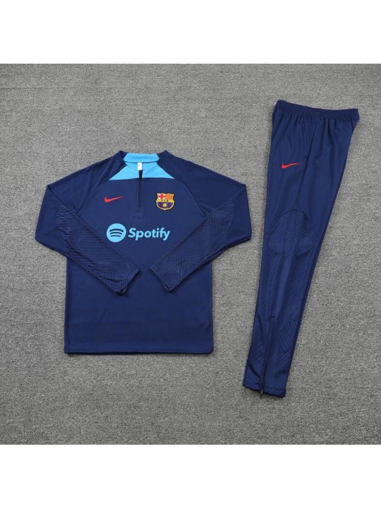 Sudadera Entrenamiento FC Barcelona 22/23 Niño Azul