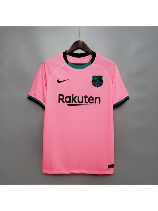 Camiseta Rosa del FC Barcelona para la Temporada 2020/21