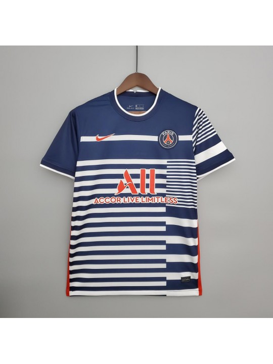 Camiseta de Entrenamiento PSG 2021/2022 Azul/Blanco