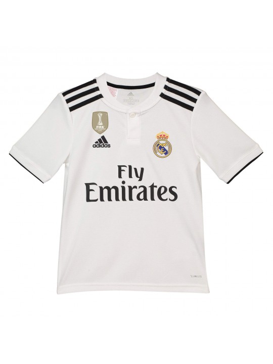 Camiseta de la Primera equipación del Real Madrid 2018-19 para niños